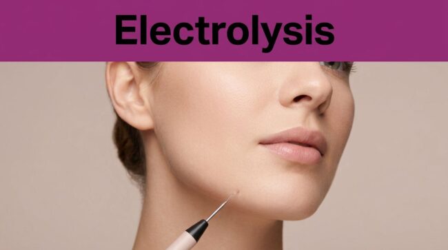 Electrolysis Procedure Close Up PCOS Facial Hair Electrolysis: What to Expect