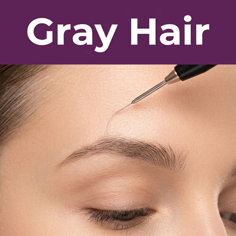 Electrolysis Facial Hair Treatment Electrolysis for Gray Hair and White Hair