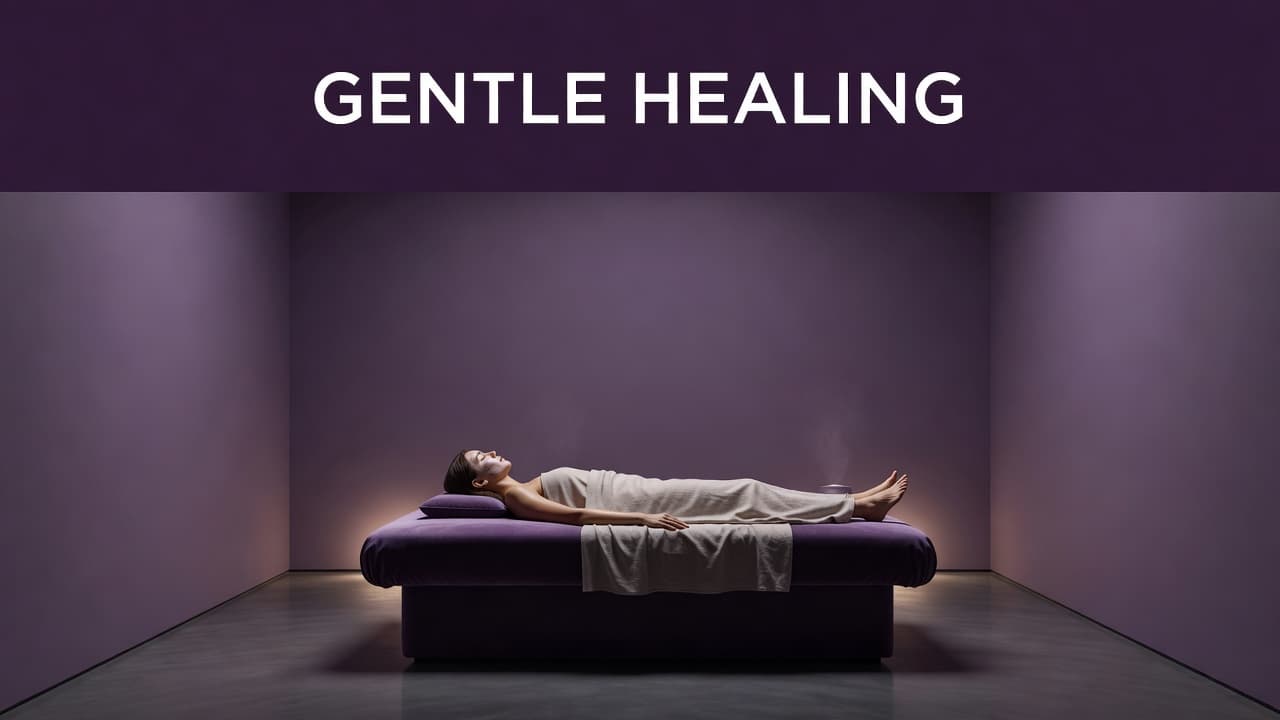 Electrolysis aftercare in a calm spa recovery setting.