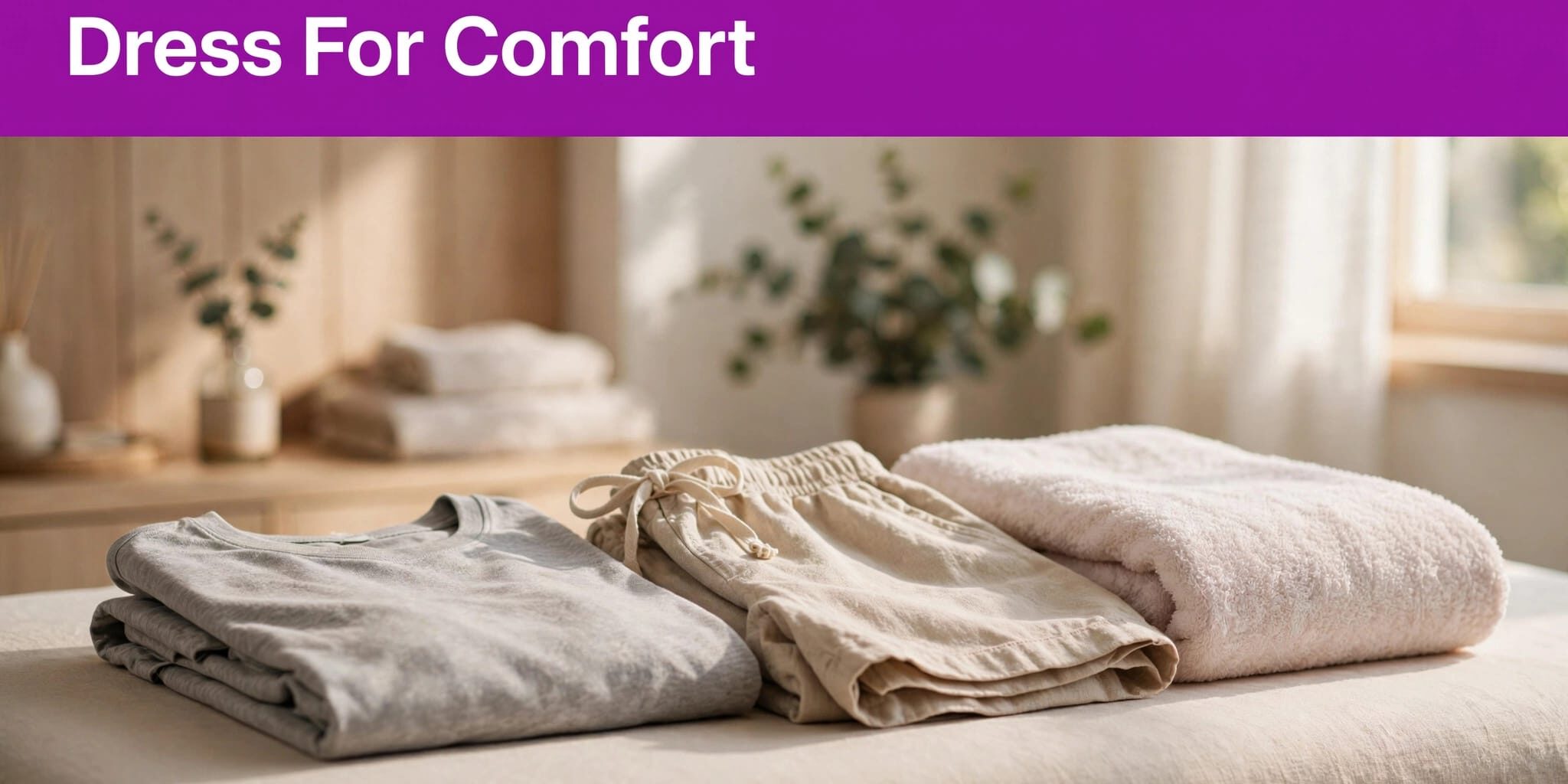 Featured In Home Massage Attire What To Wear For Comfort in-home massage attire