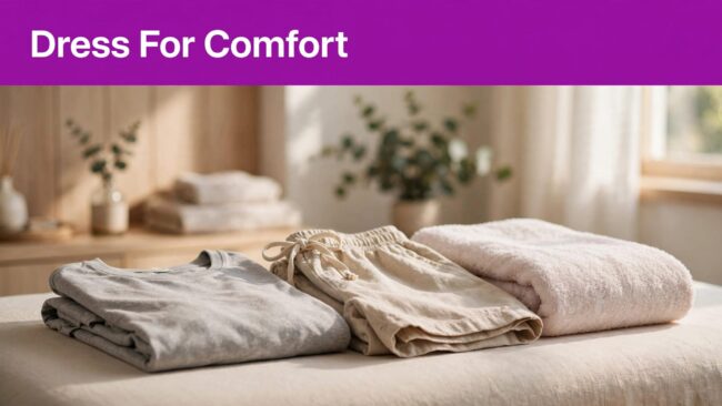 in-home massage attire