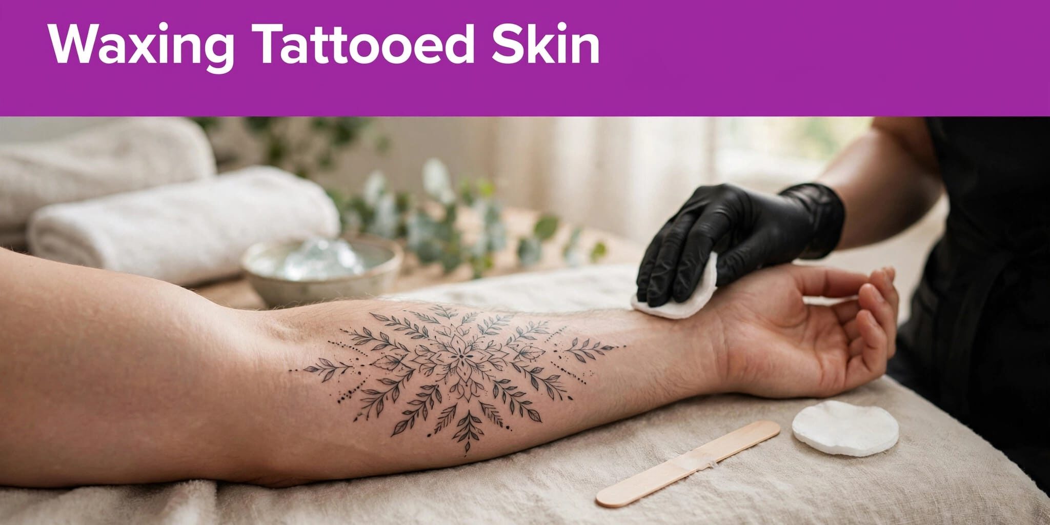 Featured Waxing Tattooed Skin Precautions Before Booking waxing tattooed skin