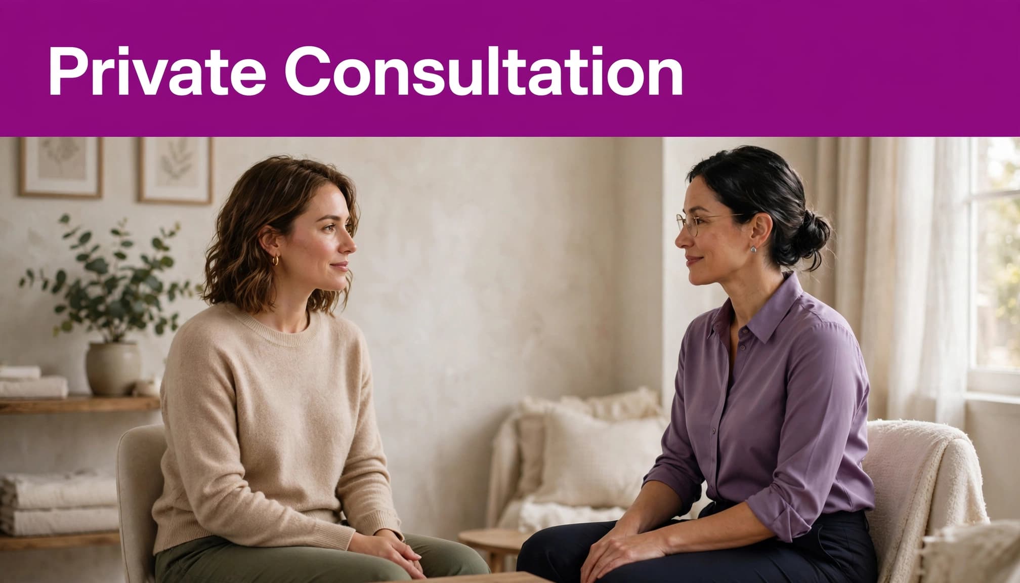 Private consultation for areola hair electrolysis